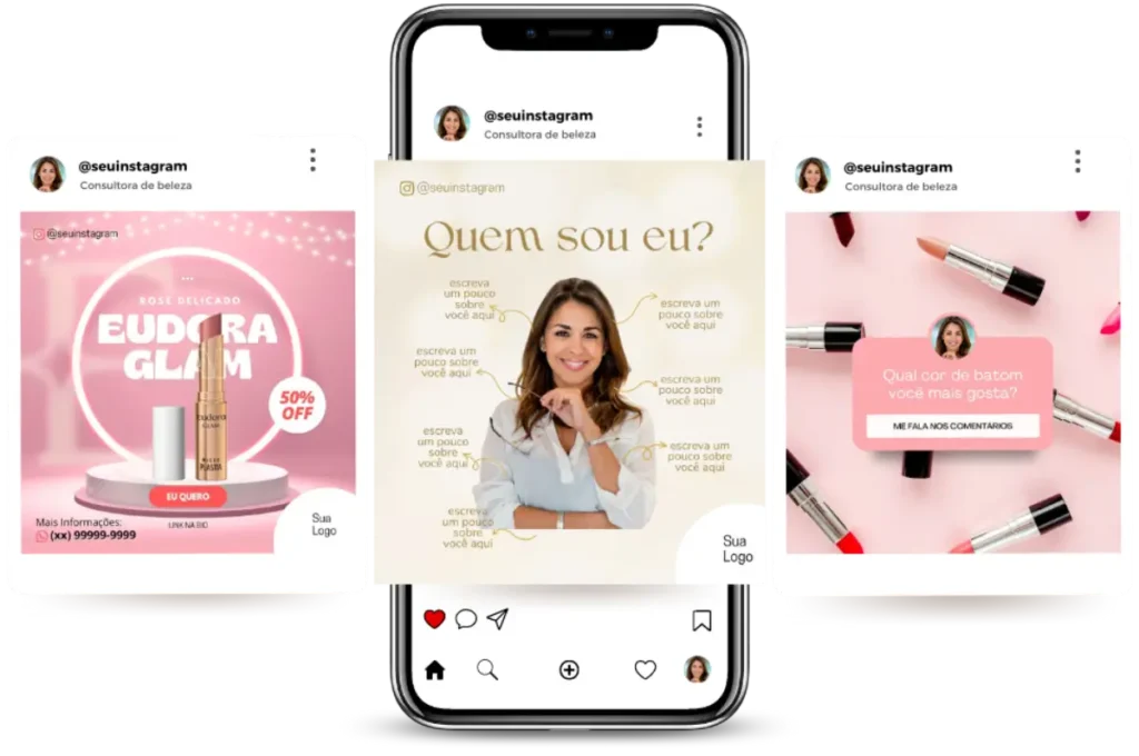 Pack Canva para Consultora de Beleza